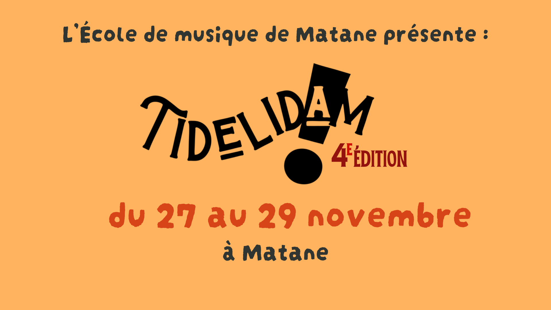 Tidelidam!, un événement qui célèbre le patrimoine vivant